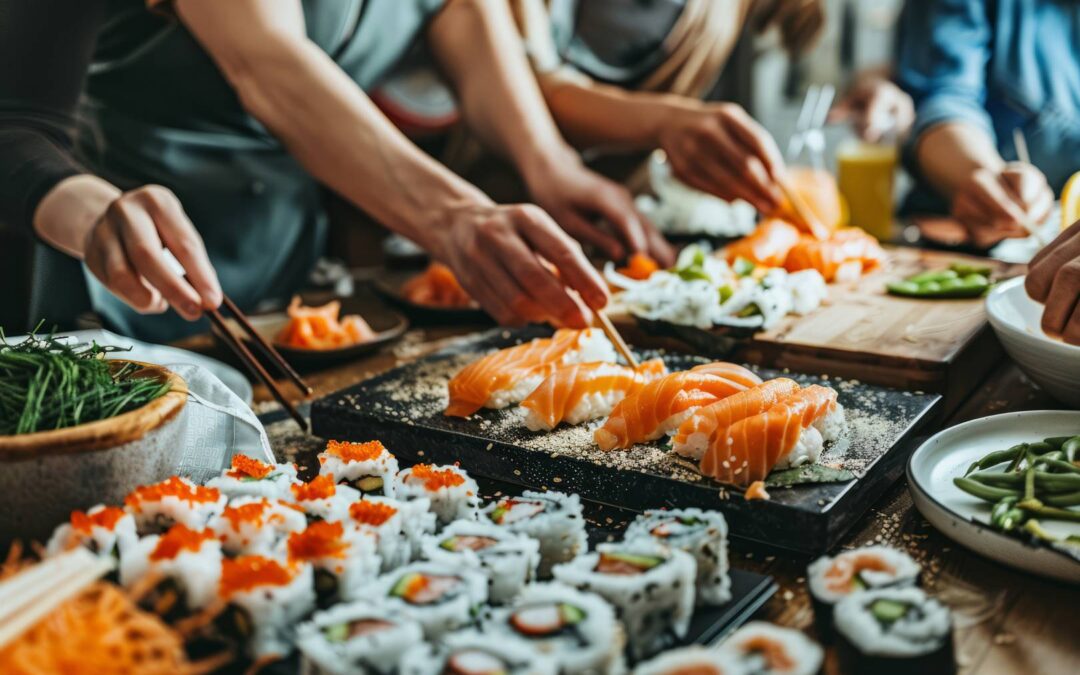 Azjatyckie smaki w domu: jak zorganizować domowe sushi party?